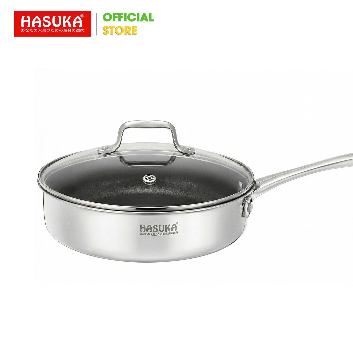 BỘ NỒI CHẢO INOX 304 HASUKA HSK - 382