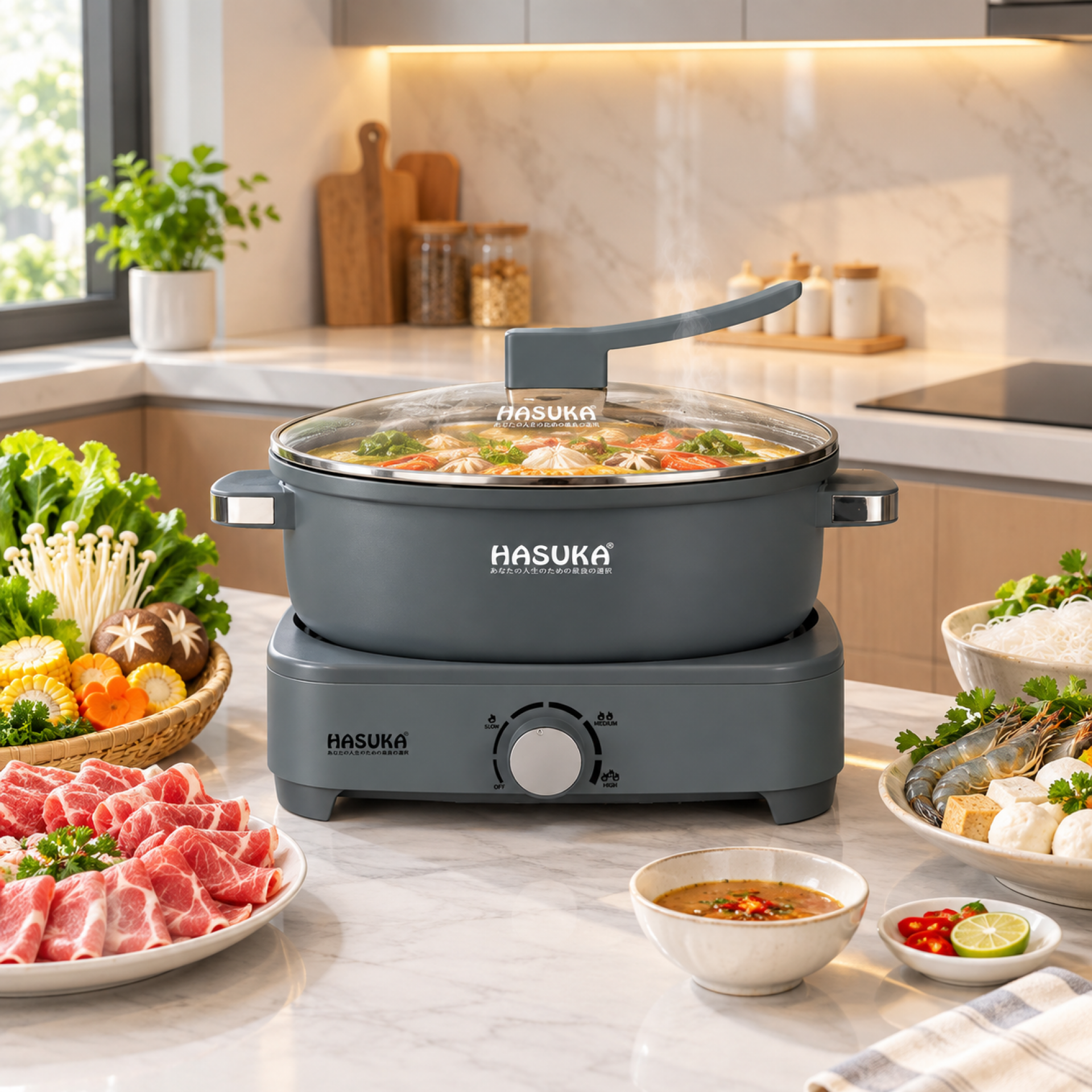 Lẩu điện đa năng Hasuka HSK-362L