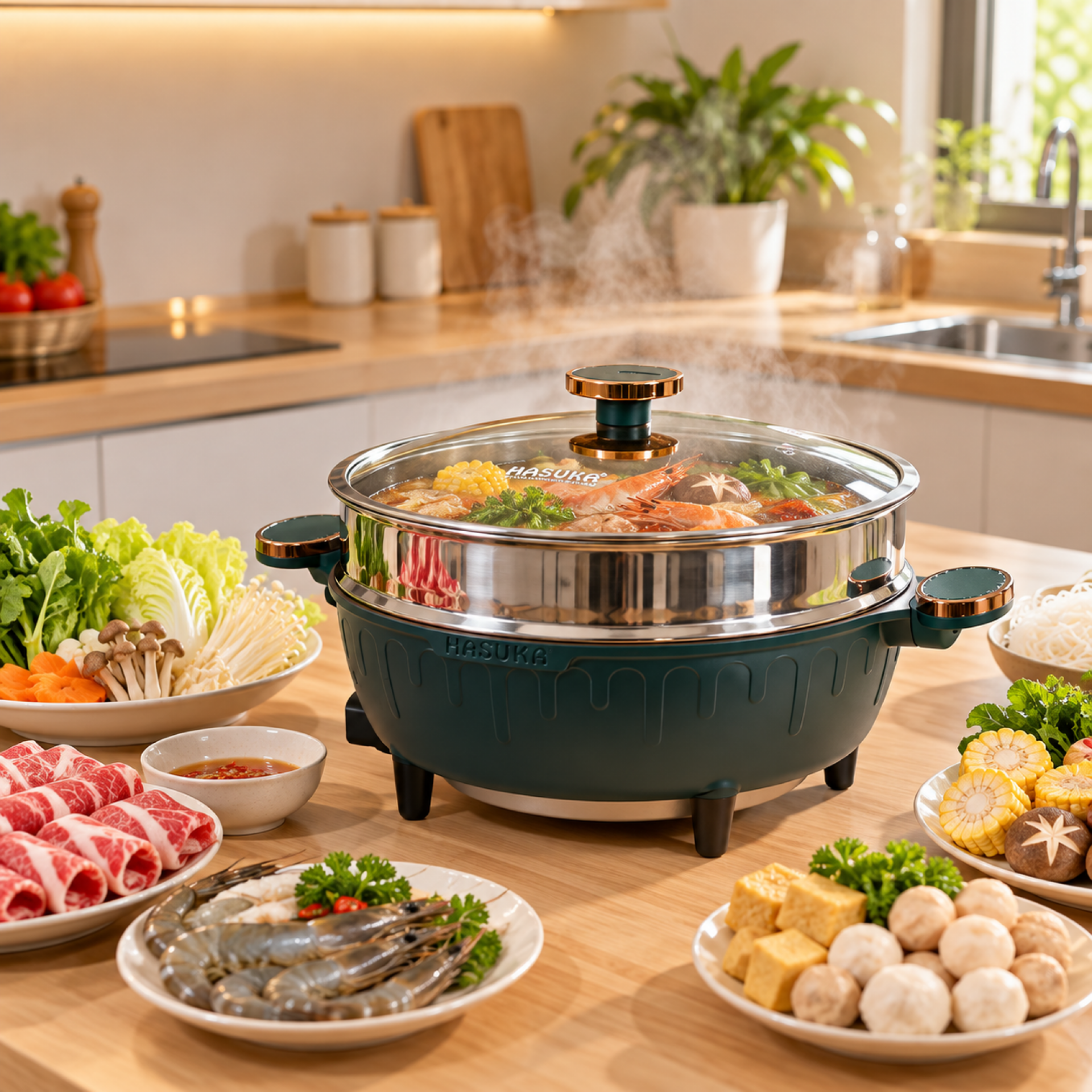 Lẩu điện đa năng Hasuka HSK-356L