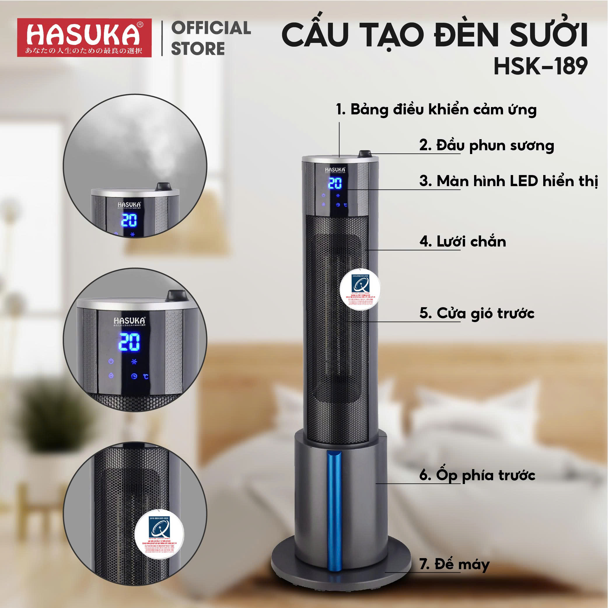 MÁY SƯỞI THÁP HASUKA HSK-189